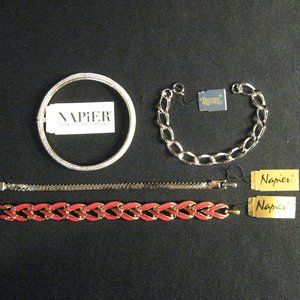 NAPIER & TRIFARI BRACELETS 4 NEW WITH TAGS